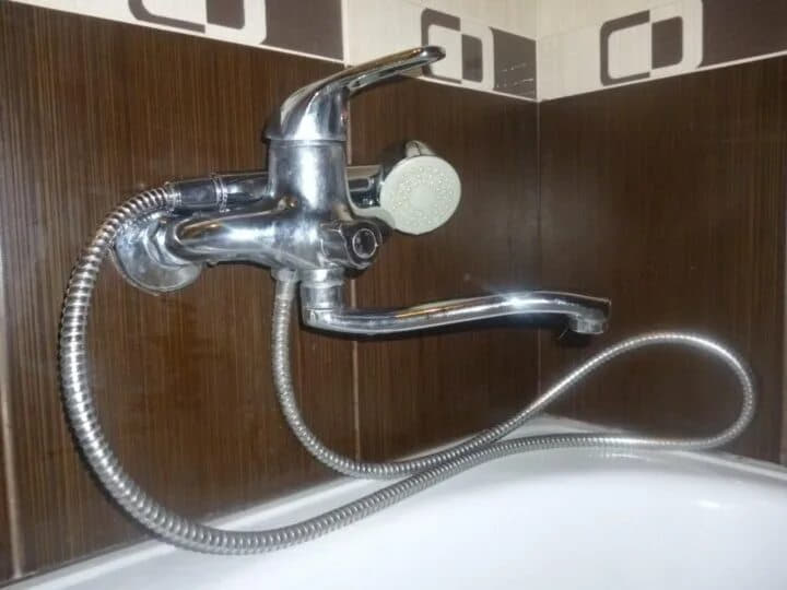 Установка смесителя